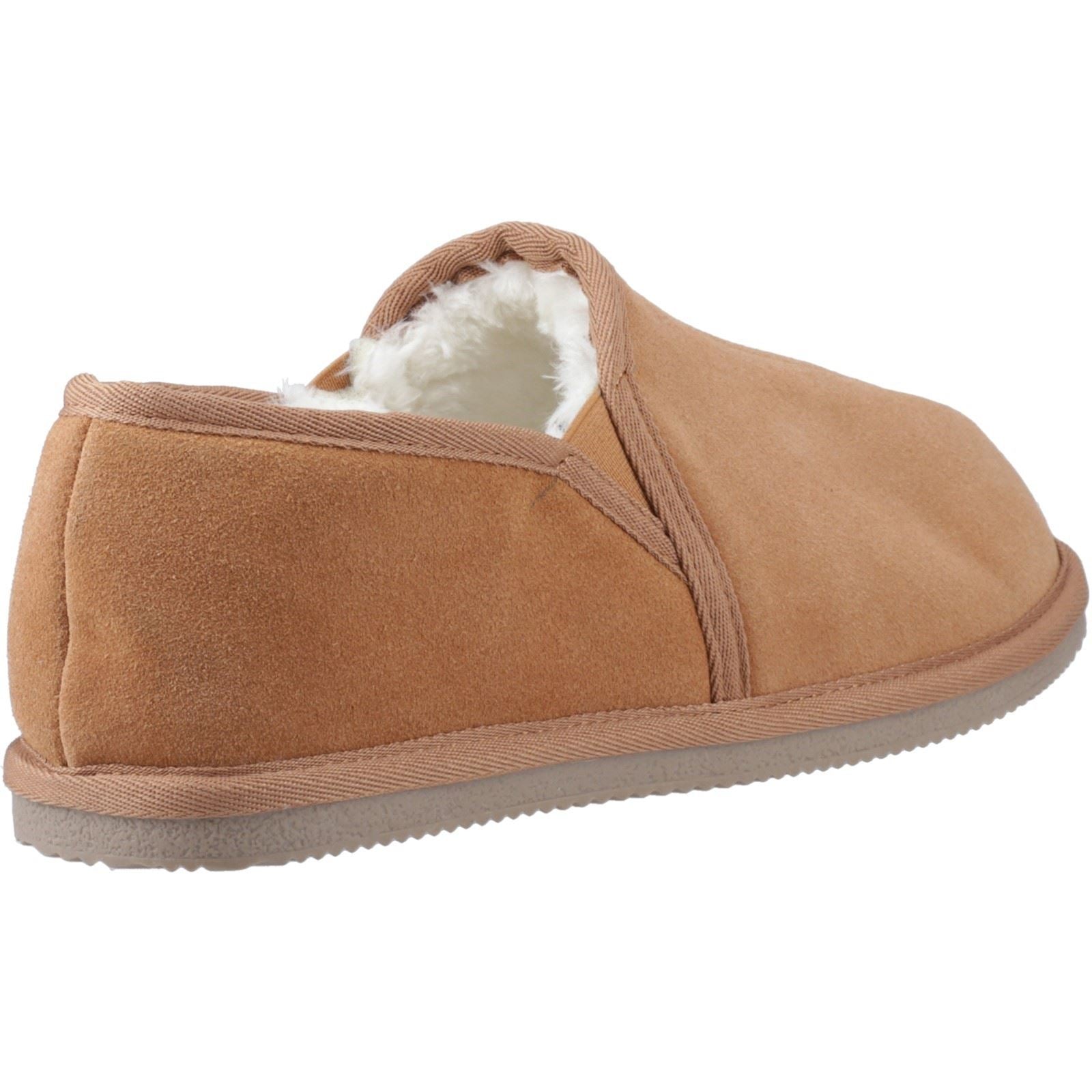 Hush Puppies Aryan Herren Hausschuhe aus Wildleder in Tan