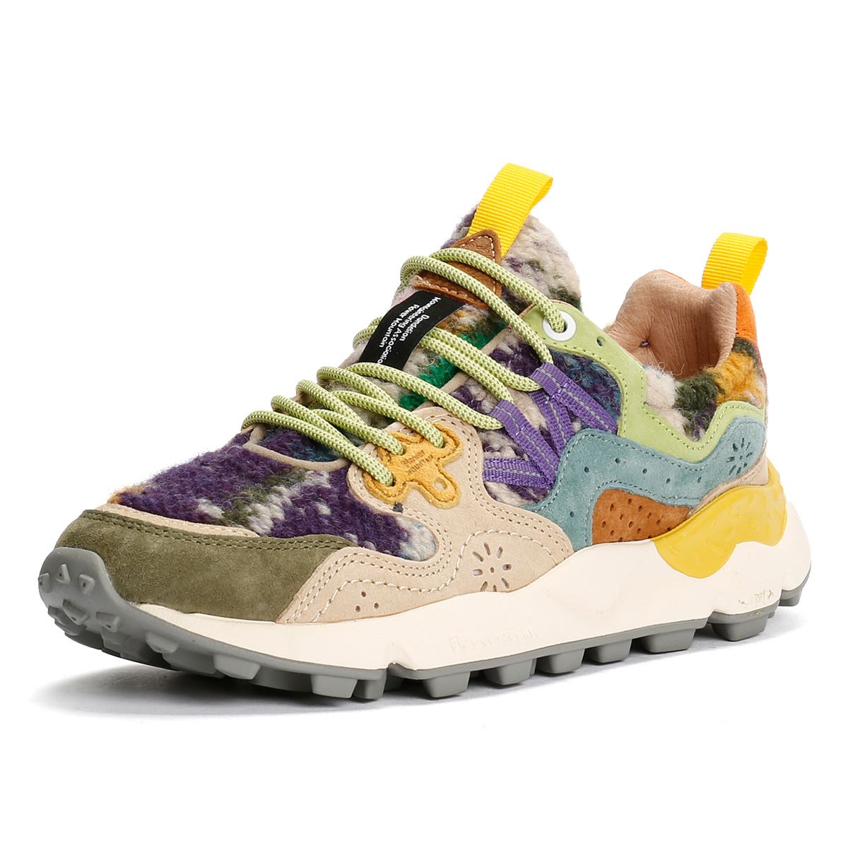 Flower Mountain Yamano 3 Damen Grüne Turnschuhe