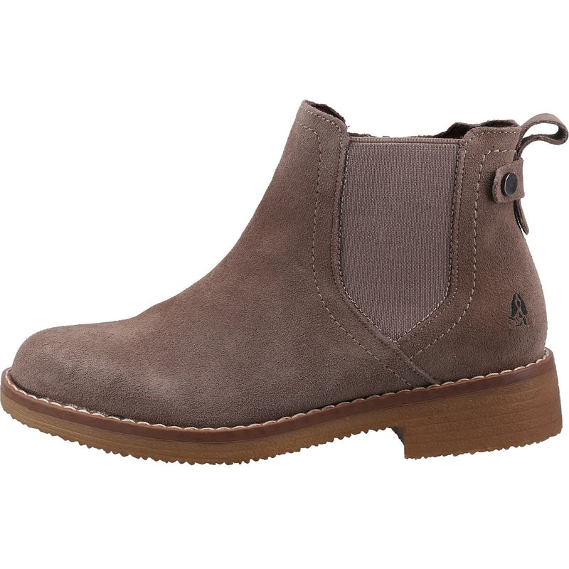 Hush Puppies Maddy Wildleder Damen Graue Stiefel