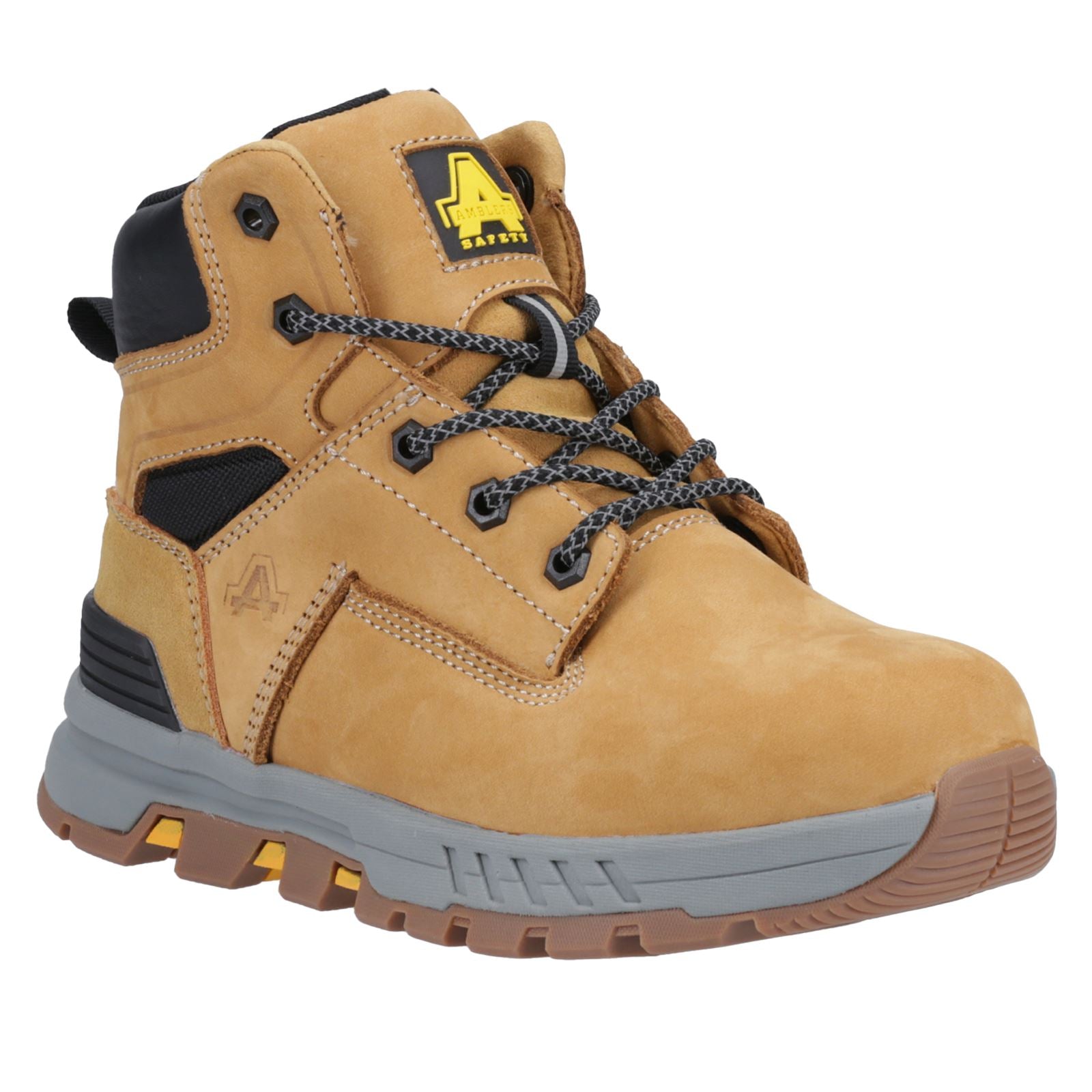 Amblers Safety As613 Elena Leder Damen Honey Sicherheitsstiefel