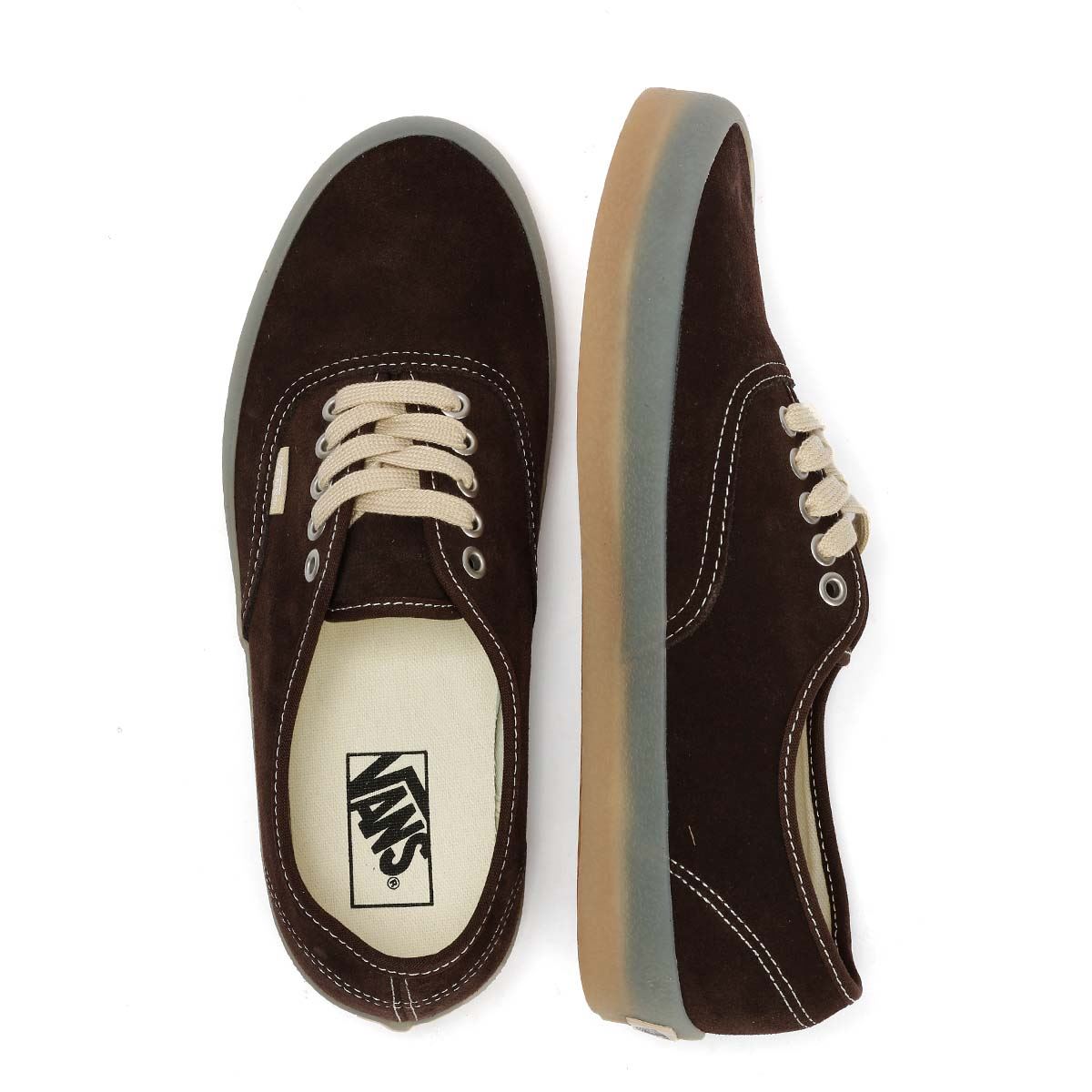 Vans Authentic Crepe Wildleder Herren Braune Sneaker