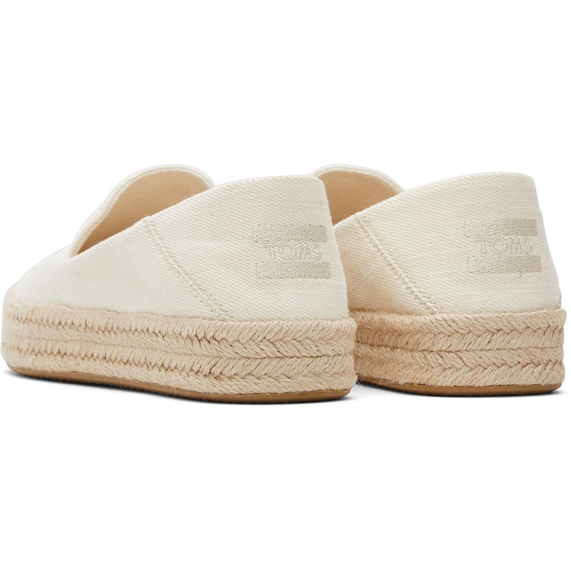 TOMS Carolina 100% Baumwolle Damen Natur Espadrilles