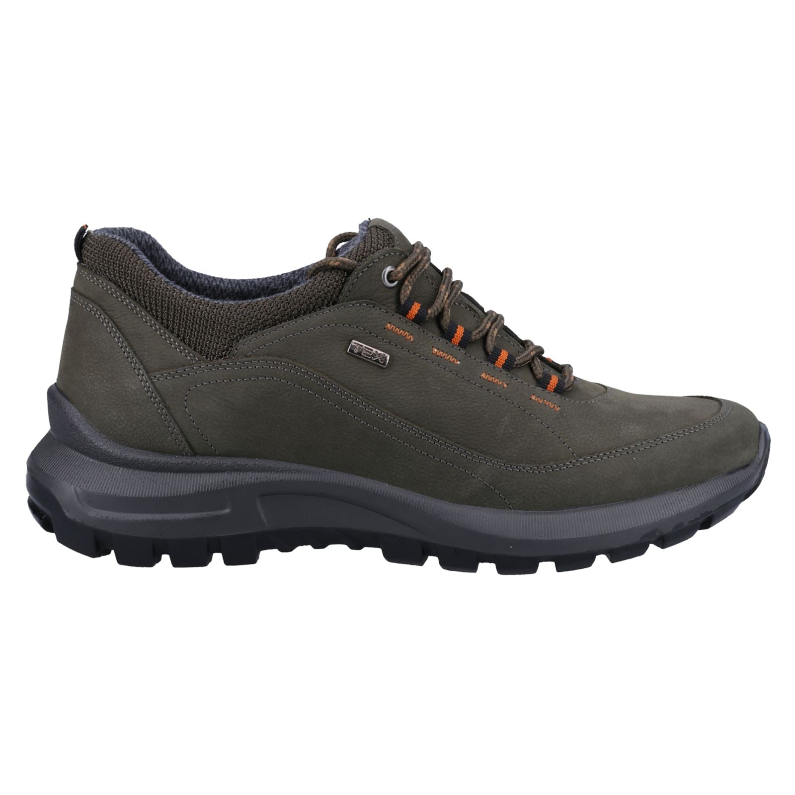 Cotswold Dumbleton Leder Herren Khaki Schnürschuhe