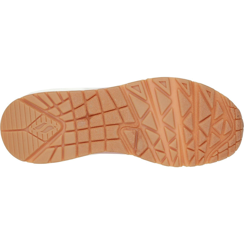 Skechers Uno Stand On Air Synthetik Damen Sneaker In Rosa