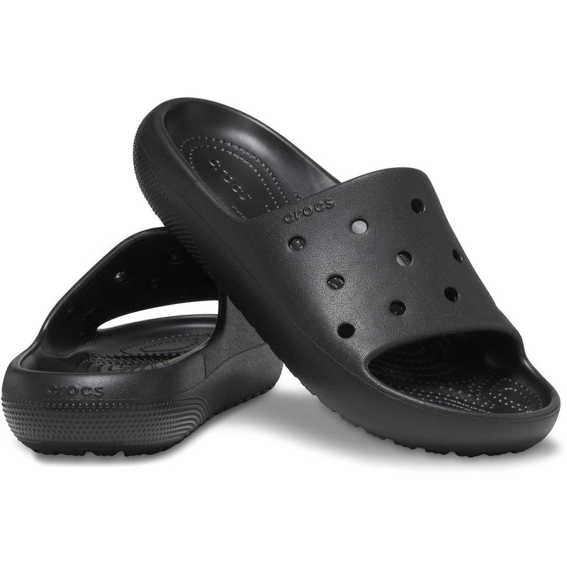 Crocs Classic Slide Thermoplastische Schwarze Schieber