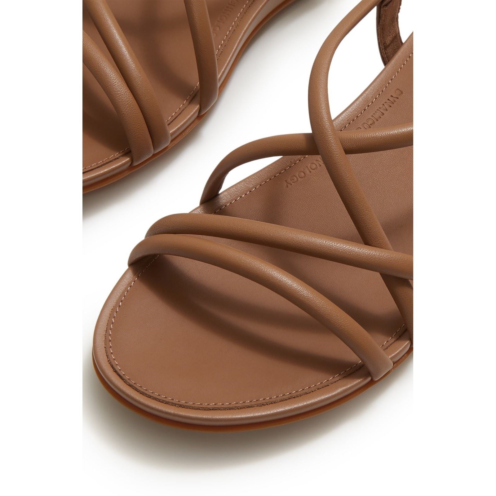 Fitflop Gracie Crystal Leder Damen Klassische Tan Sandalen