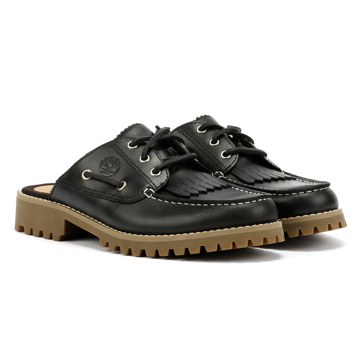 Timberland Noreen Damen Clogs Aus Schwarzem Leder