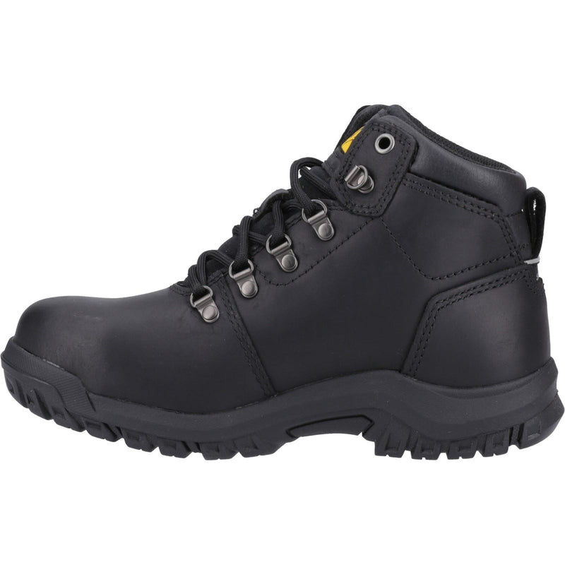 Caterpillar Mae Leather Damen Schwarze Sicherheitsstiefel