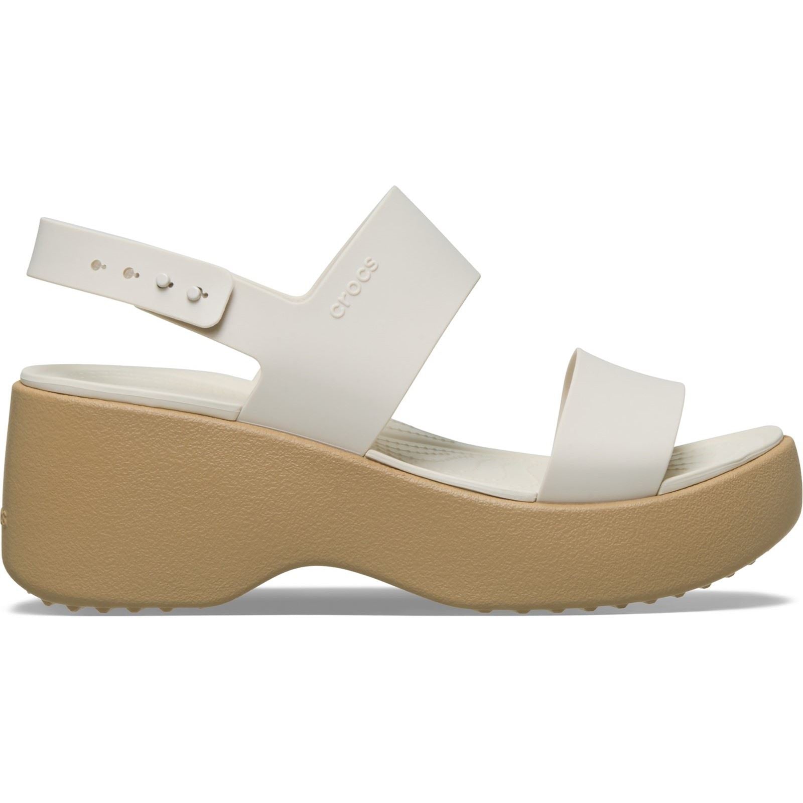 Crocs Brooklyn Sky Eva Damen Frappe/Cashew Sandalen