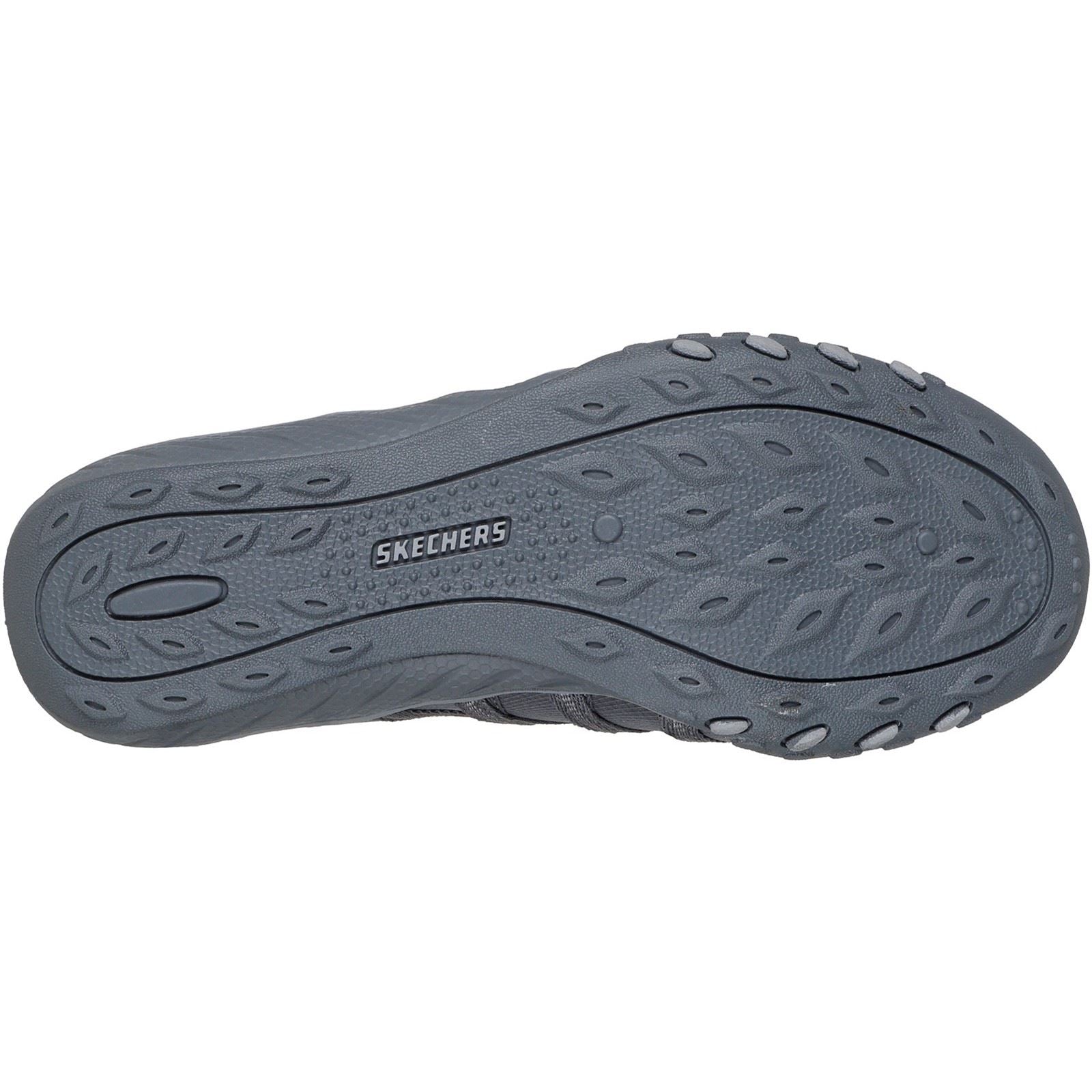 Skechers Breathe Easy Roll With Me Damen Stoff Sneaker In Anthrazit