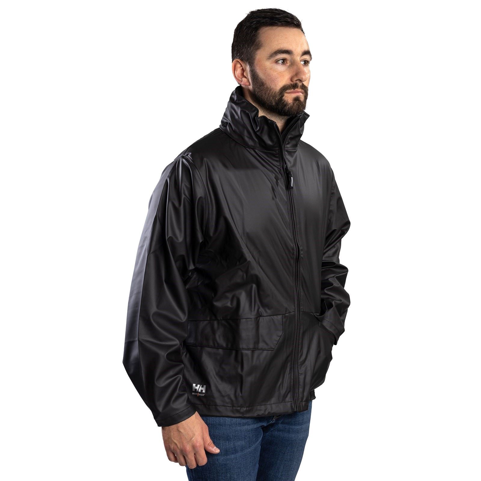 Helly Hansen Workwear Voss Unisex Erwachsene Schwarze Regenjacke