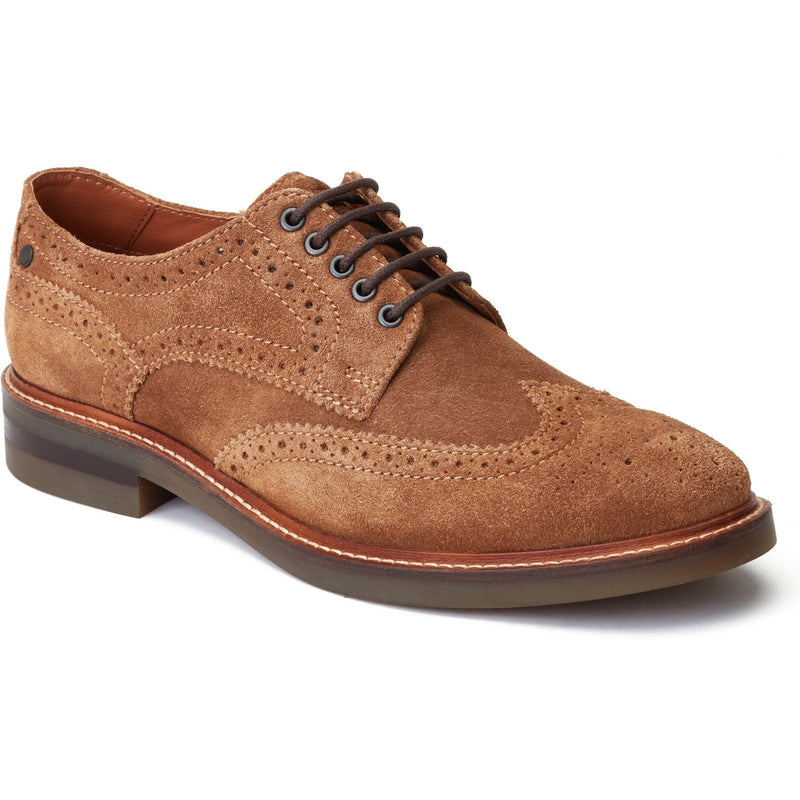 Base London Hatfield Herren Brogues Schuhe Aus Leder In Ingwerfarbe