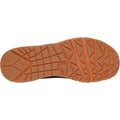 Skechers Uno - Shimmer Away Synthetische Damendunkellila Turnschuhe