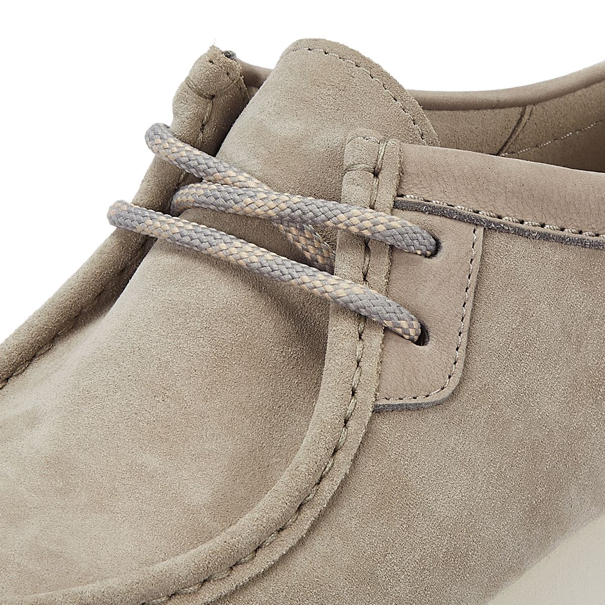 Clarks Main Wallabee FTRE Lo Herren Wildlederschuhe Zum Schnüren In Grau