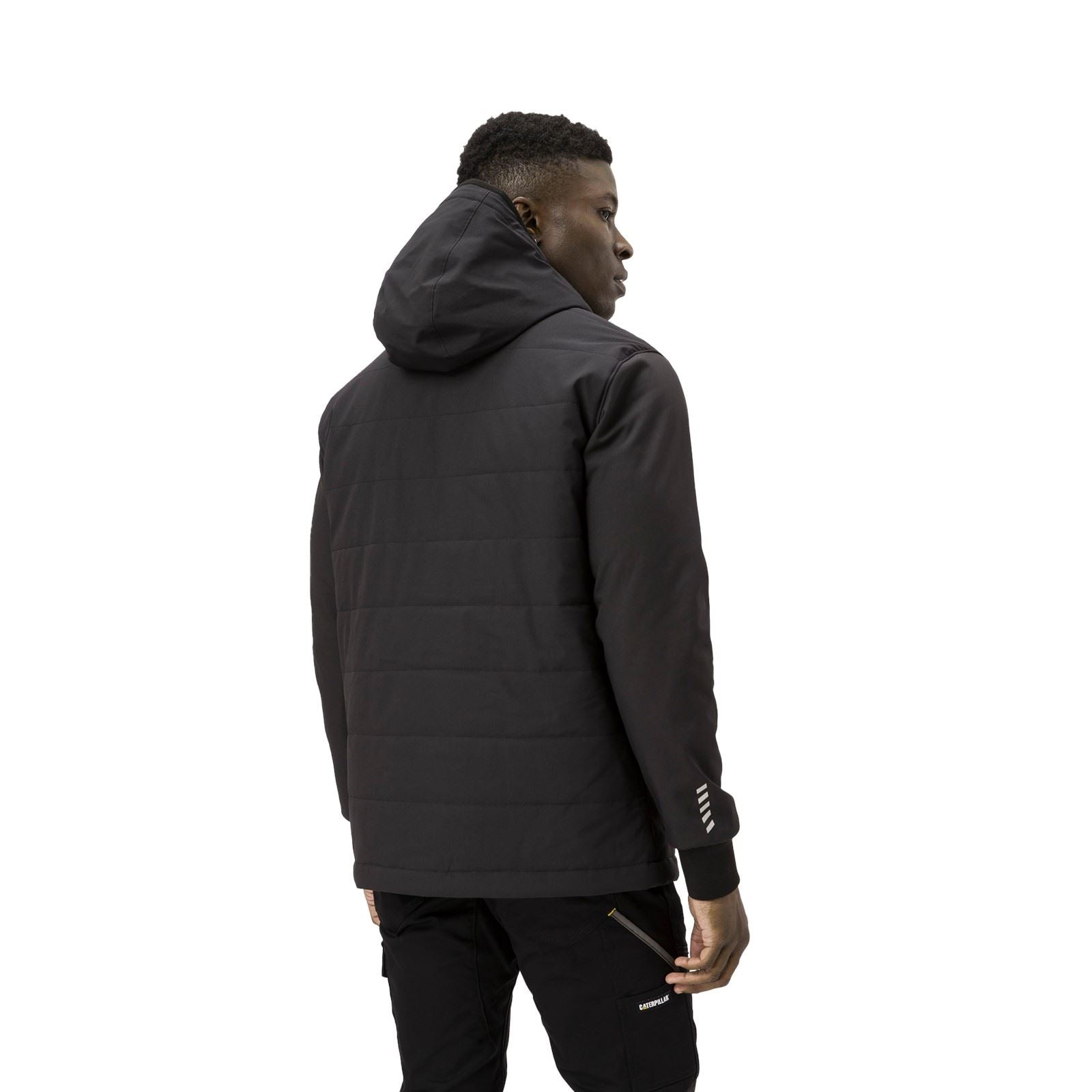 Caterpillar Tech Hybrid Herren Schwarze Jacke