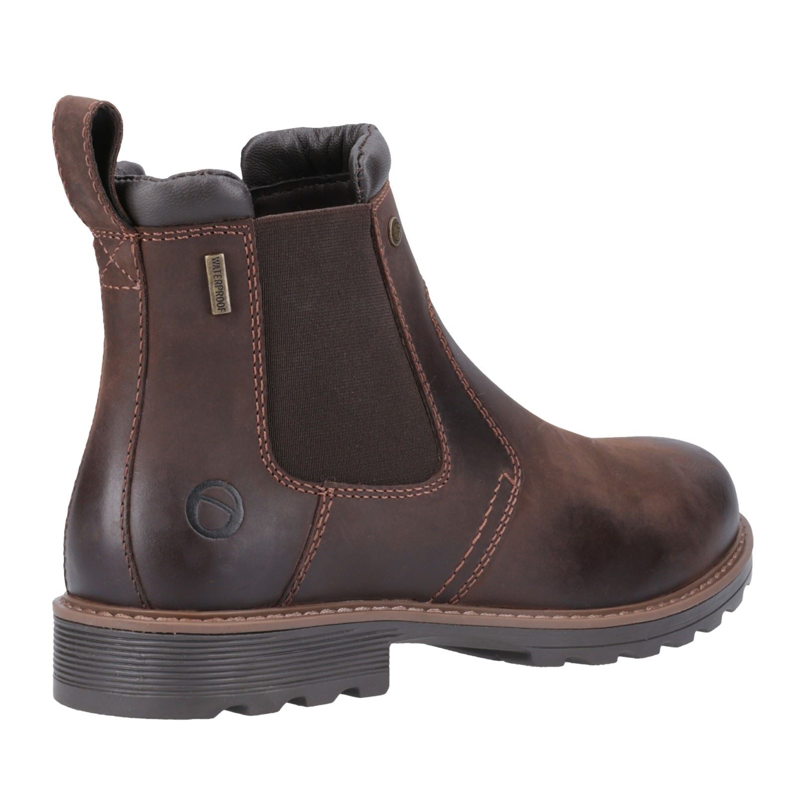Cotswold Leafield Leder Herren Stiefel Braun