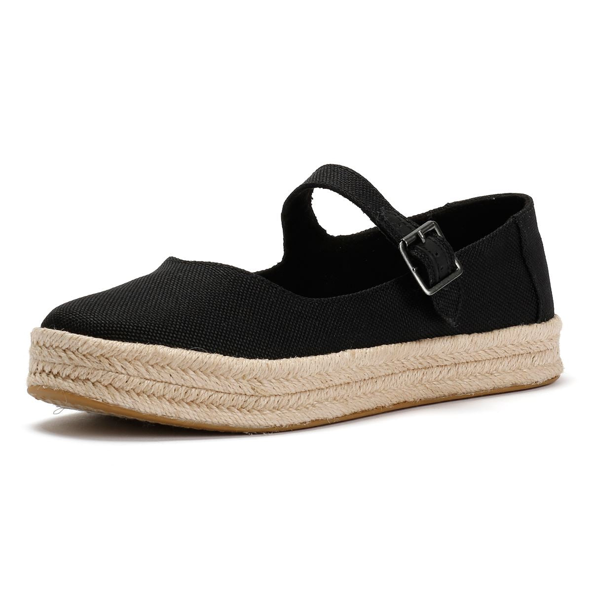 TOMS Carolina Mary Jane Textile Damen Schwarze Farbe Espadrilles