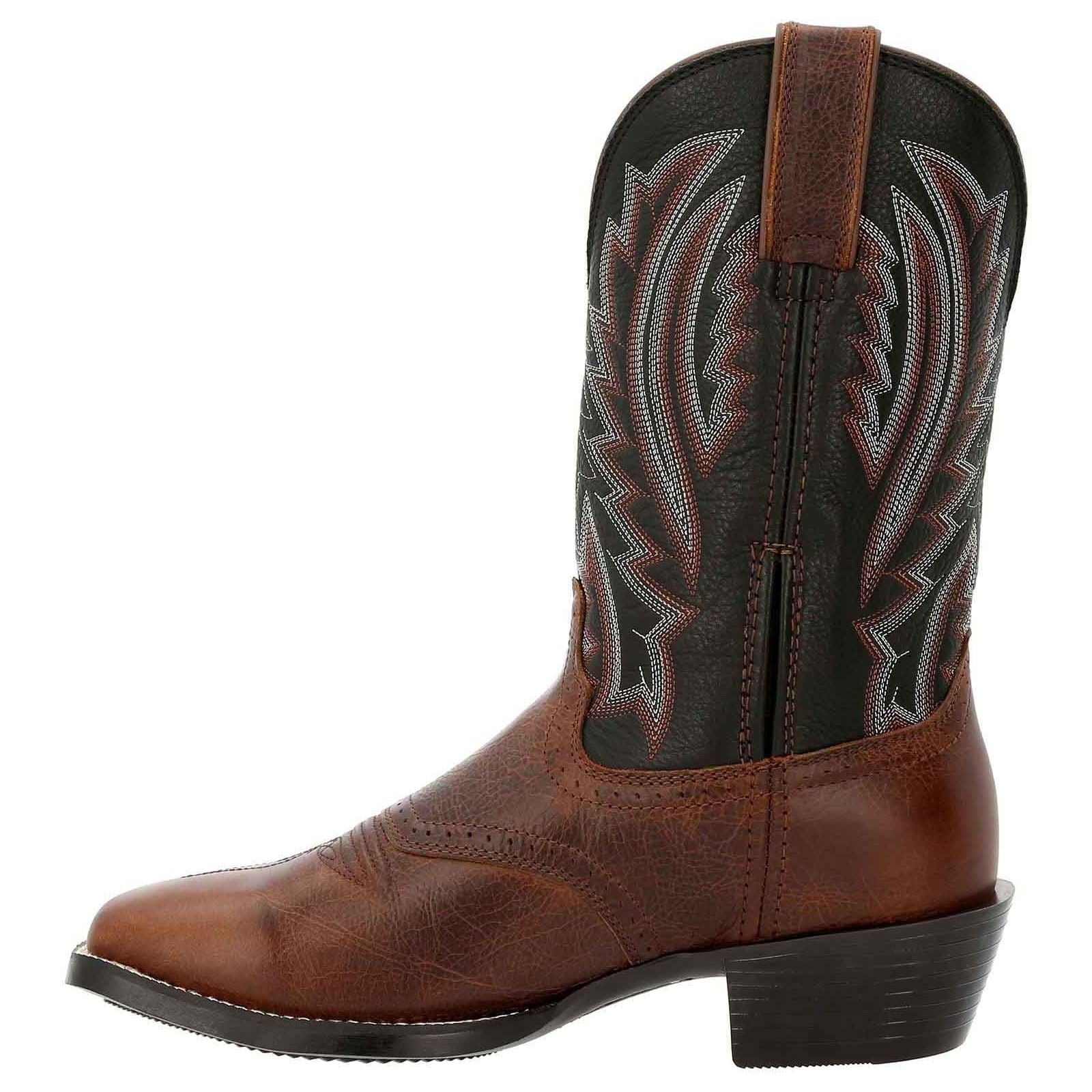 Durango Westward Leder Herren Dunkel Kastanienbraun/Schwarz Onyx Stiefel
