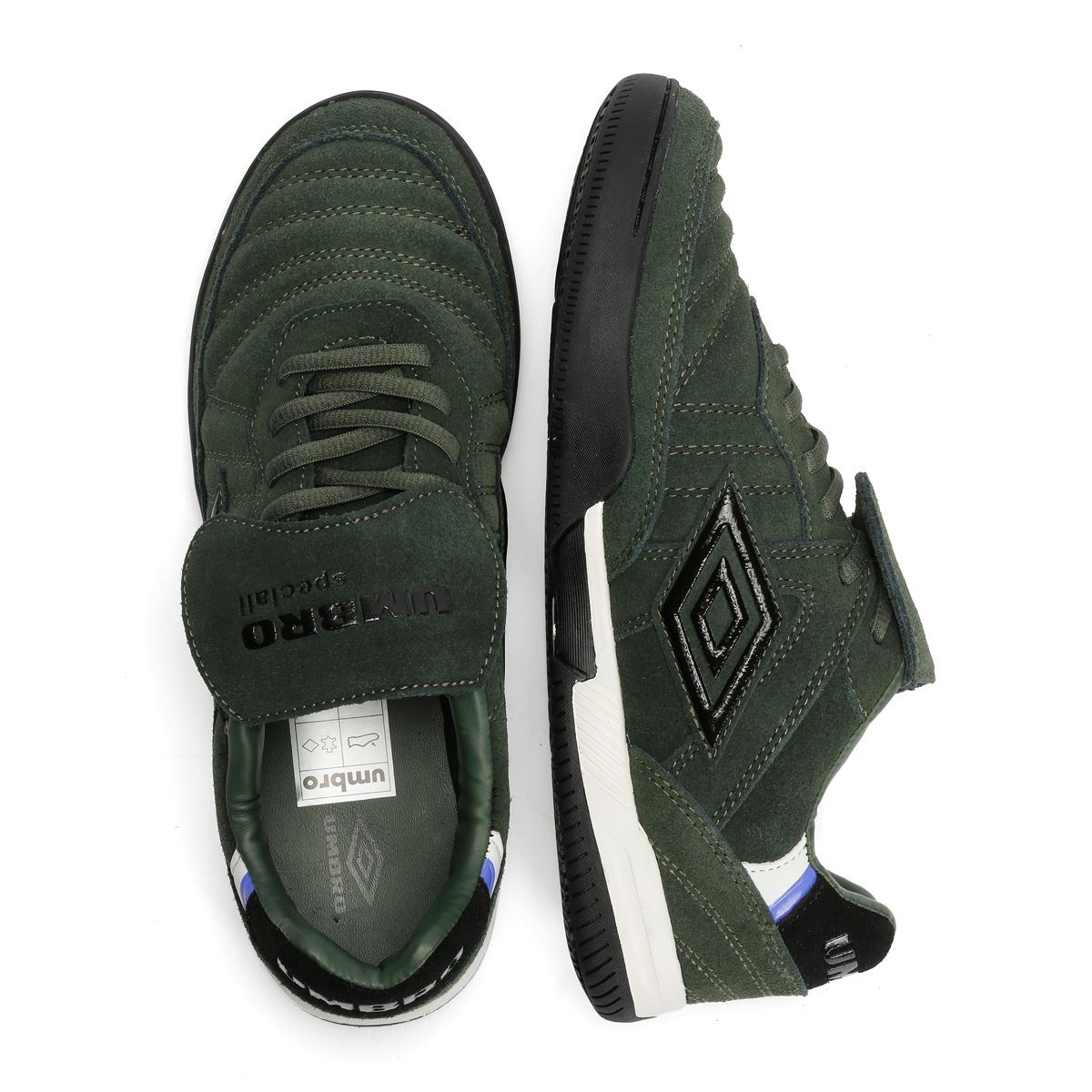 Umbro Speciali TR Wildledergrüne Sneakers