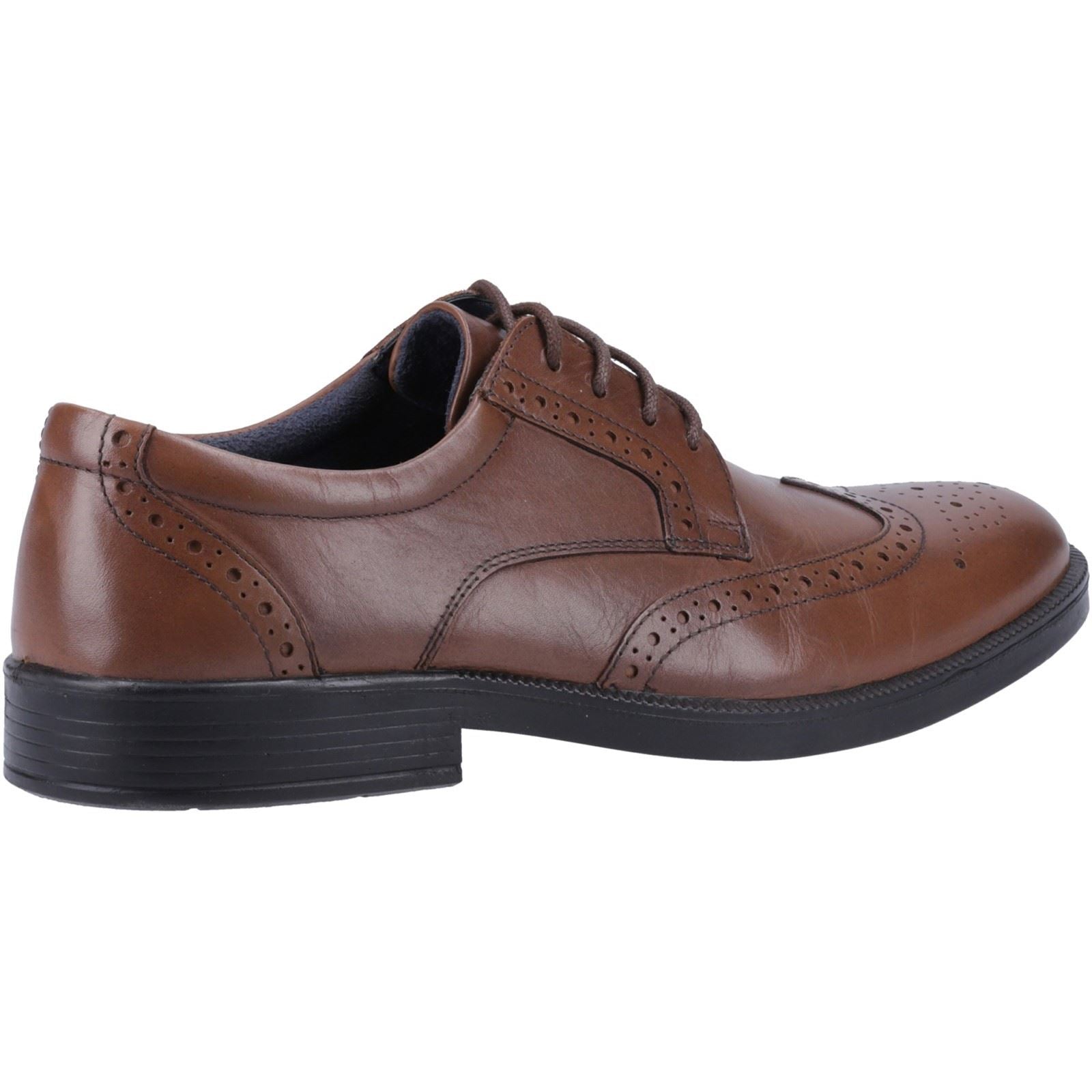 Hush Puppies Nolan Herren Brogues Schuhe aus braunem Leder
