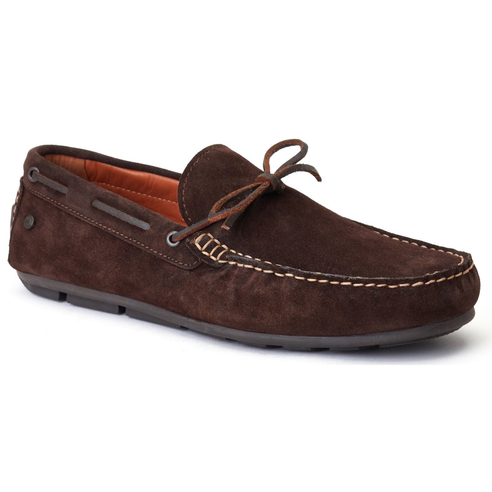 Base London Brooks Leder Herren Burnt Brown Slipper