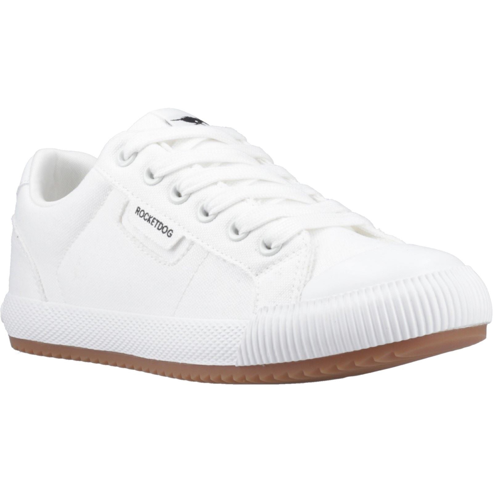 Rocket Dog Cheery Low Damen Sneaker Aus Weißer Baumwolle