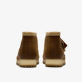 Clarks Originals Wallabee RB Combi Leder Herren Stiefel Braun