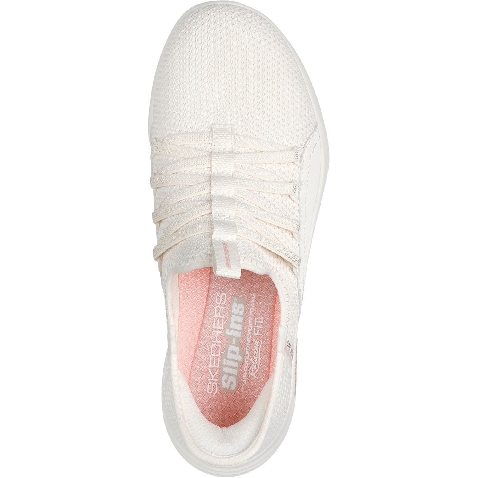 Skechers Relaxed Fit Sport Ballet Chic Textile Damen Sneaker In Off-Weiß