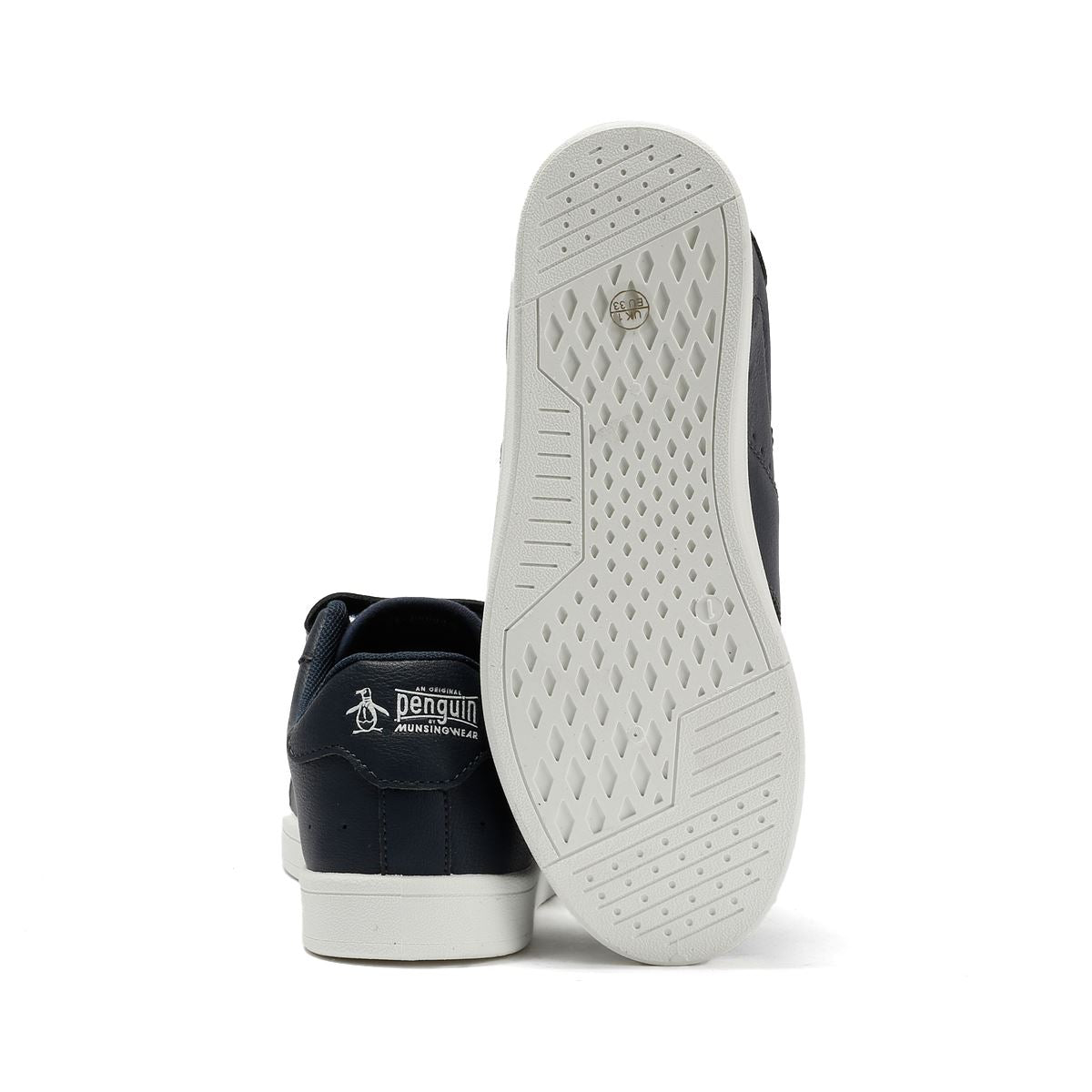 Penguin Junior Marble Blaue Sneaker