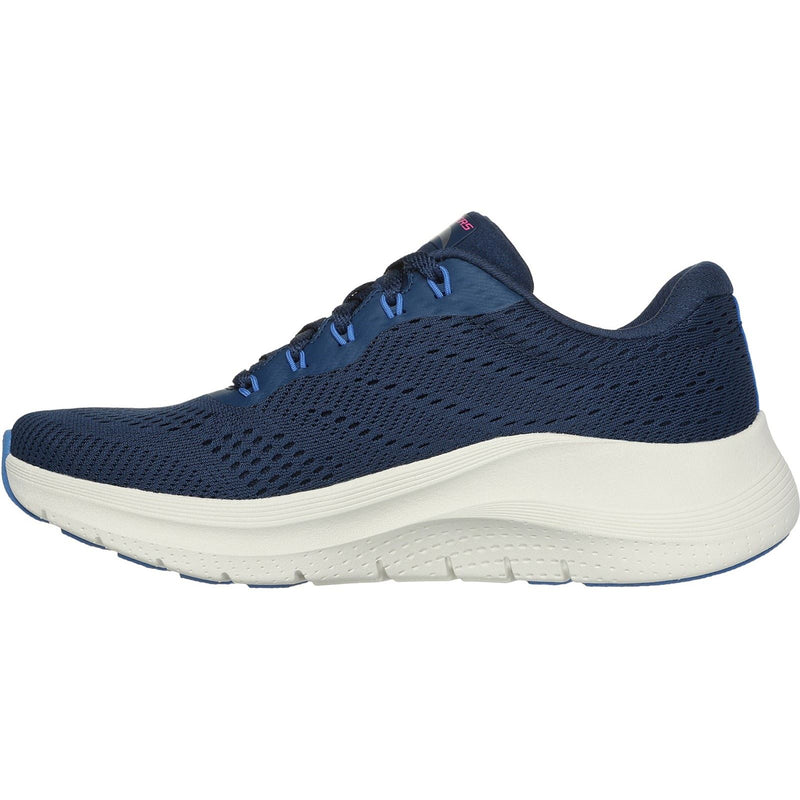 Skechers Arch Fit 2.0 - Big League Damen Sneaker In Marineblau/Mehrfarbig
