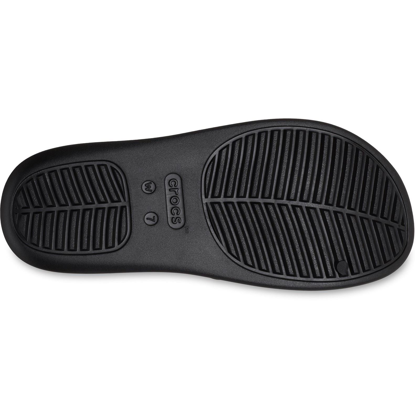 Crocs Getaway Platform H-Strap Thermoplastische Damen Pantoletten In Schwarz