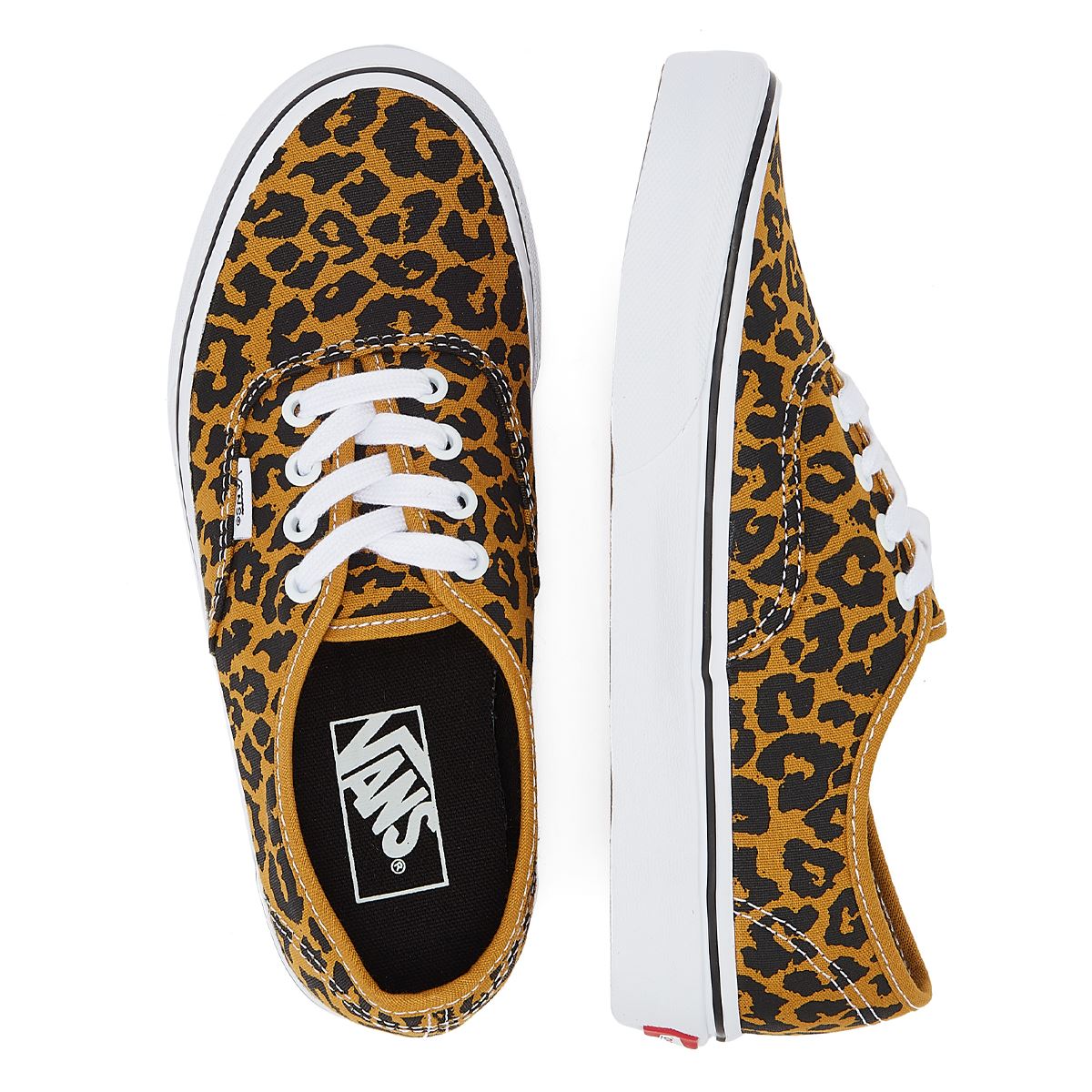 Vans Authentic Leopard Damen Braun Trainer