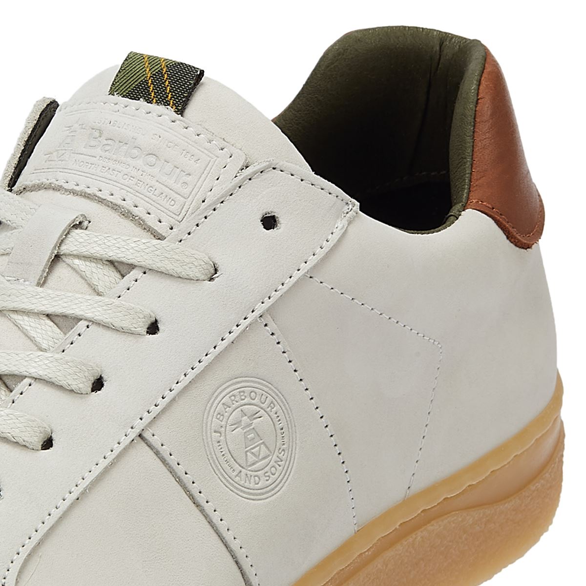 Barbour Reflect Männer Weiße Turnschuhe