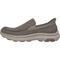 Skechers Pollard Wilfred Herren Slipper In Taupe Aus Textil