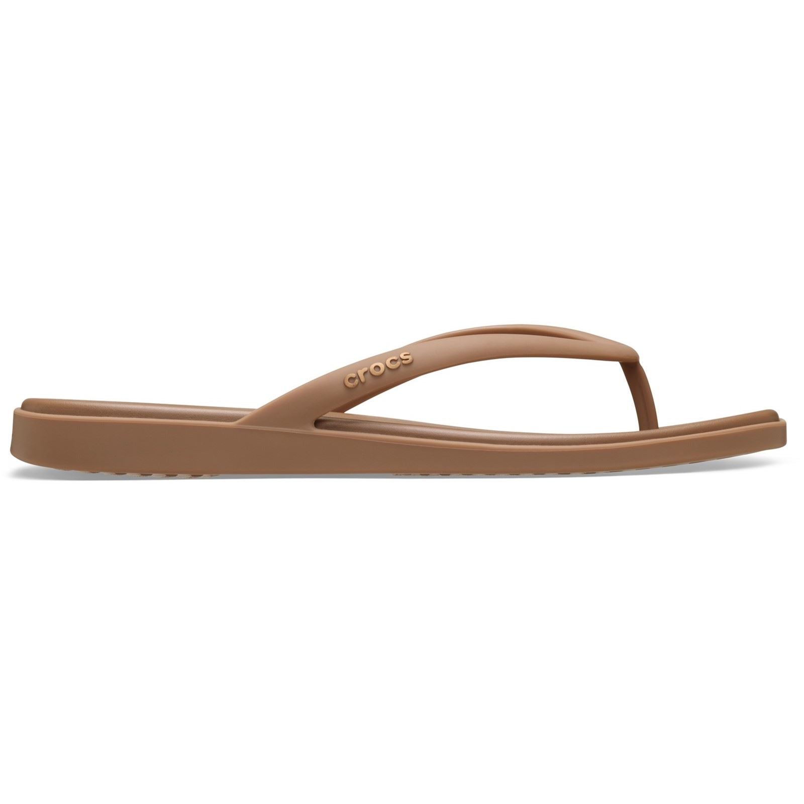 Crocs Miami Eva Damen Milchschokoladen Flip-Flops