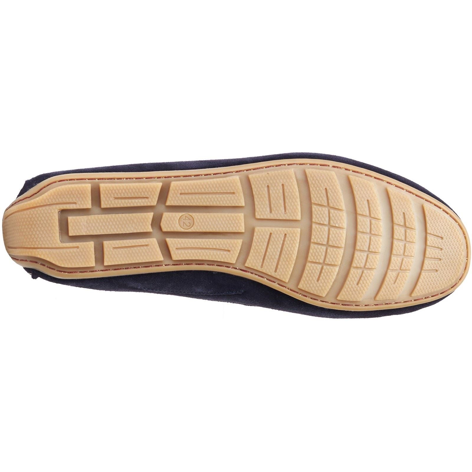 Base London Collins Herren Mokassins Aus Leder In Marineblau