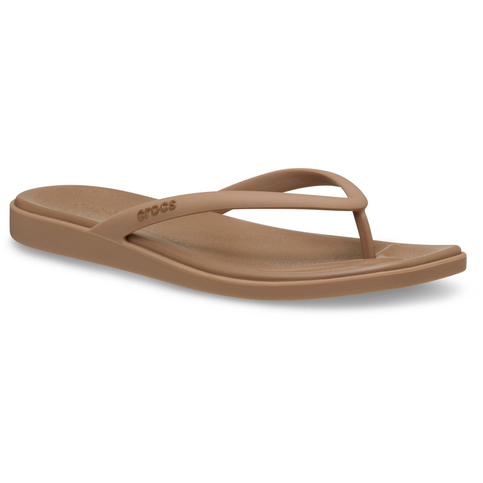 Crocs Miami Eva Damen Milchschokoladen Flip-Flops