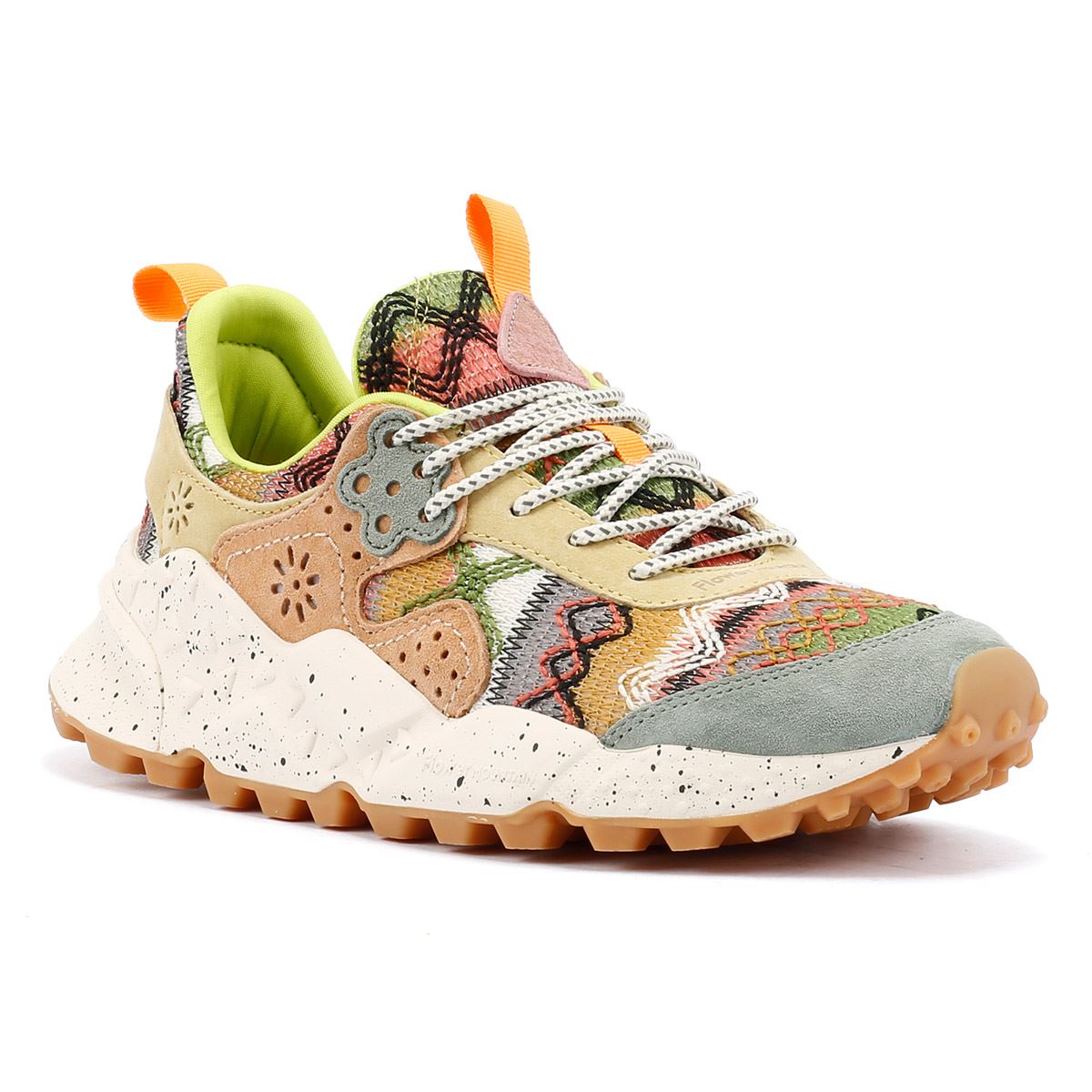 Flower Mountain Kotetsu Damen Grüne Sneakers