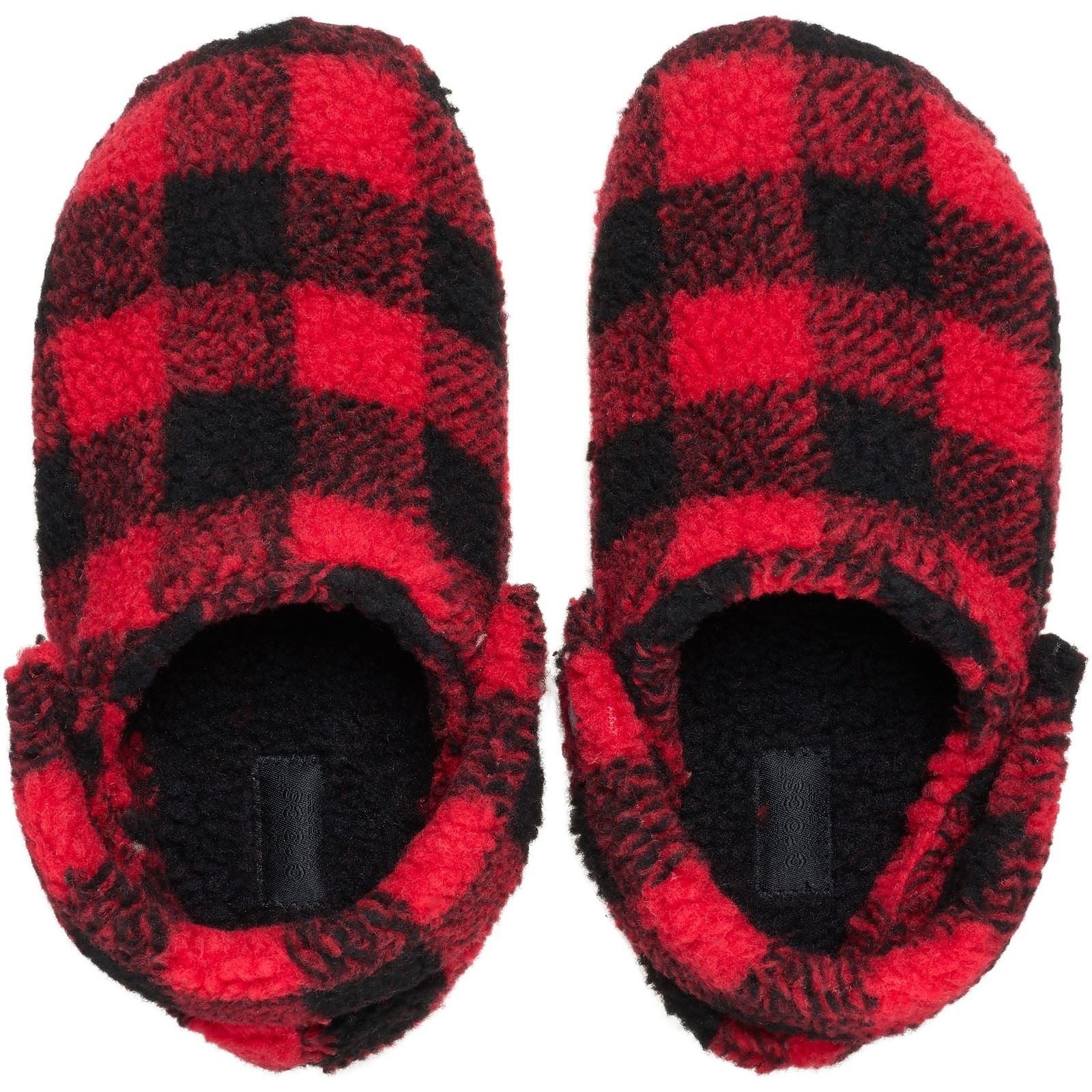 Crocs Classic Cozzzy Polyester Herren Varsity Rot/Schwarze Farbe Hausschuhe