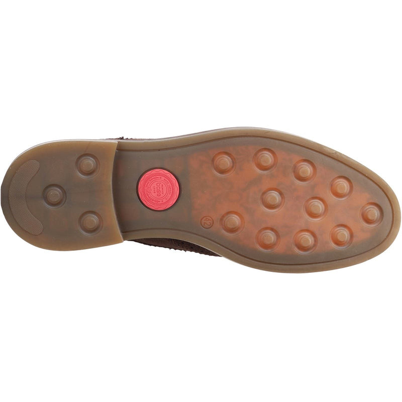 Base London Hatfield Leder Herren Brogues Schuhe In Verbranntem Braun