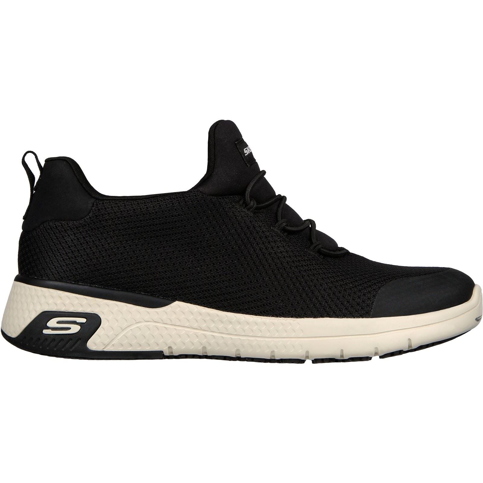 Skechers Workwear Marsing Waiola SR Mesh Damen Schwarz/Weiß Sneaker