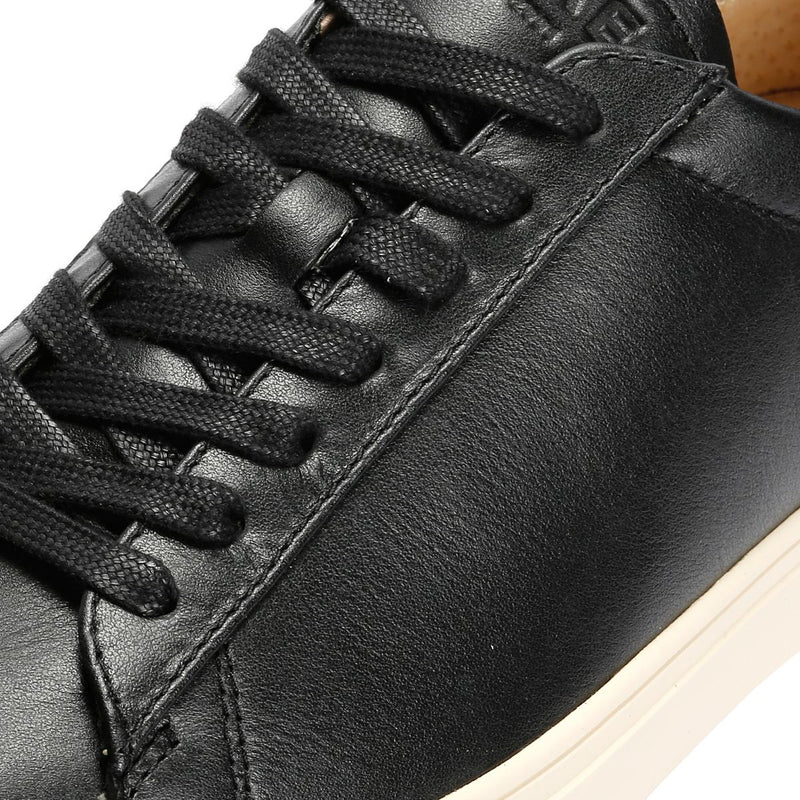 Clae Bradley Herren Schwarz Leder Sneakers