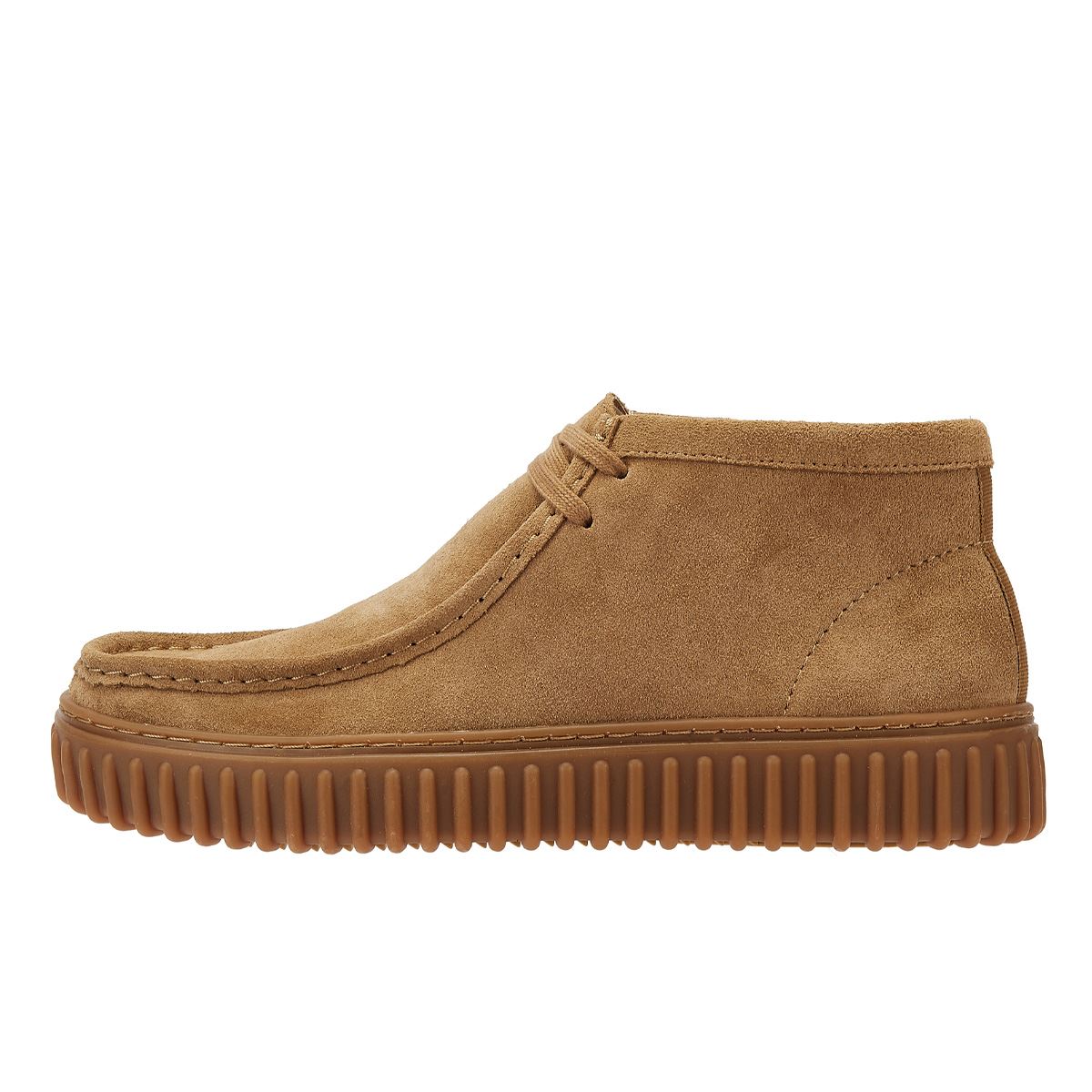 Clarks Main Torhill Hi Wildleder Herrenstiefel In Braun