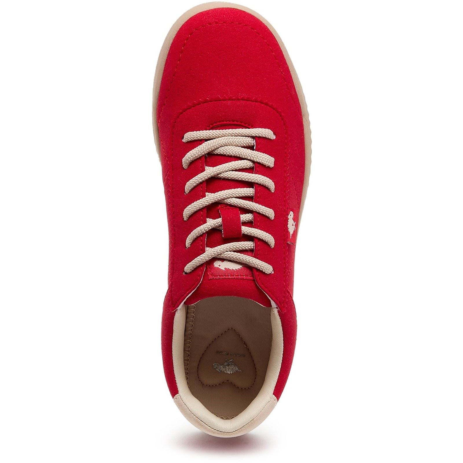 Rocket Dog Bertie Pella Textile Damen Rote Sneakers