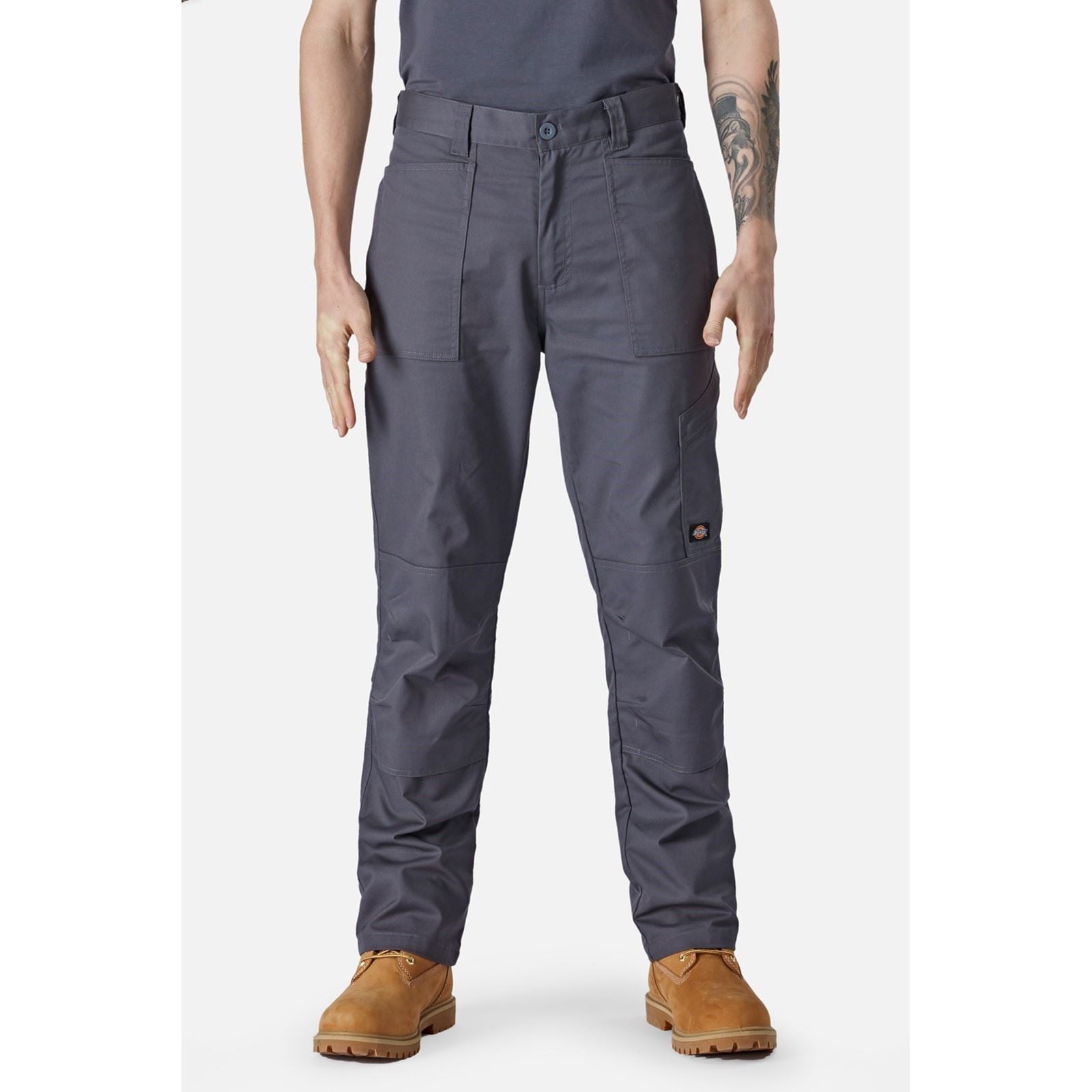 Dickies Action Flex Polyester Herren Graue Outdoor Hosen