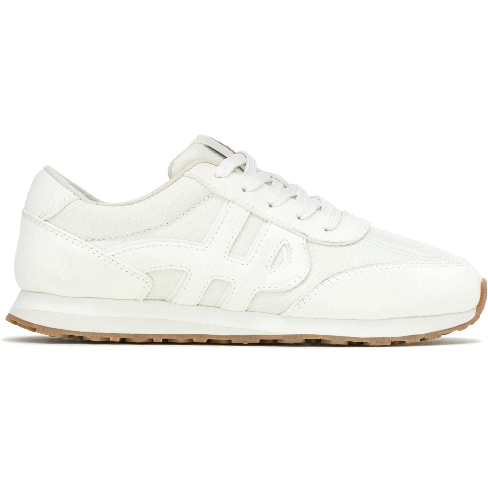 Hush Puppies Seventy8 Damen Sneaker Aus Cremefarbenem Leder