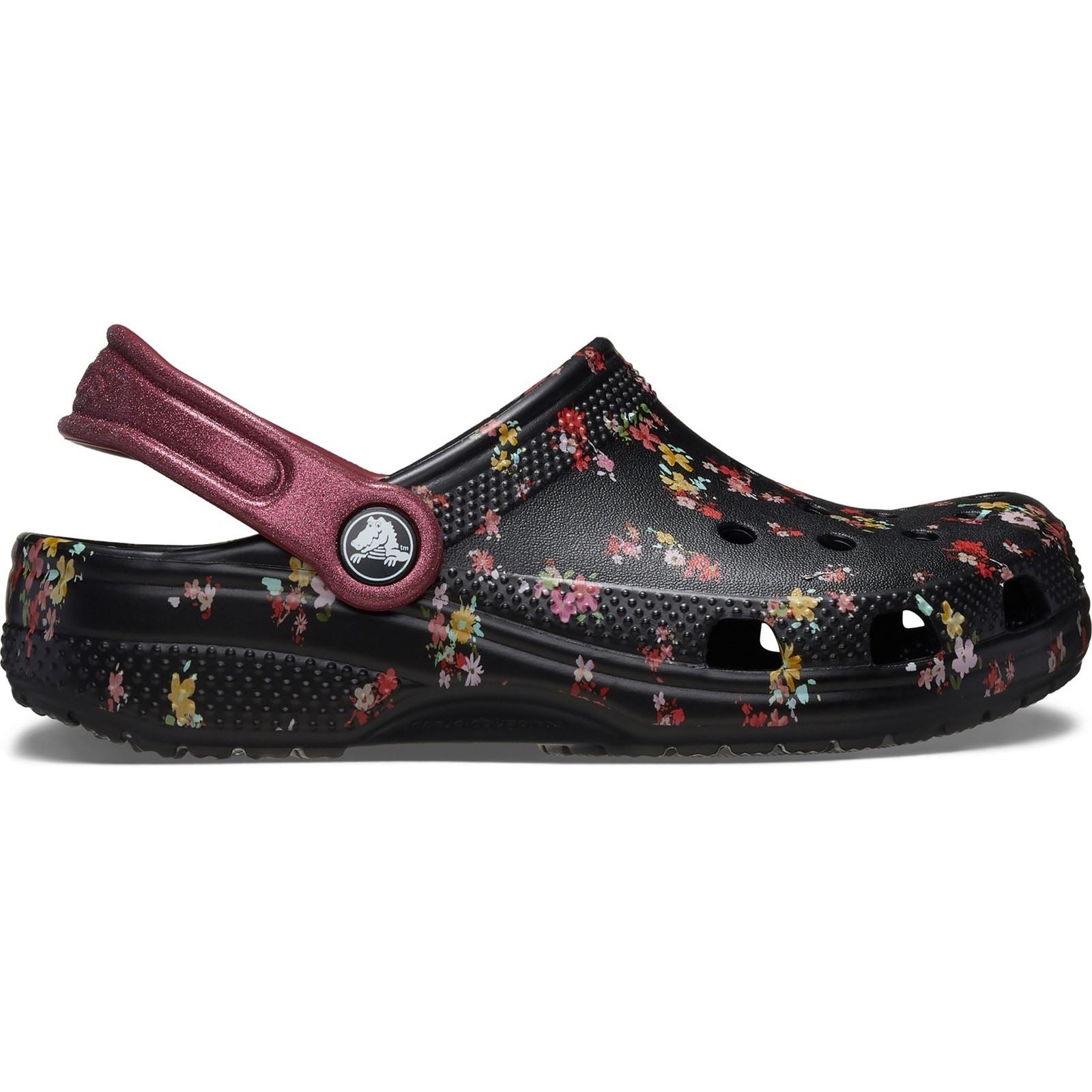 Crocs Classic Graphic Thermoplastische Schwarze/Mehrfarbige Loafer
