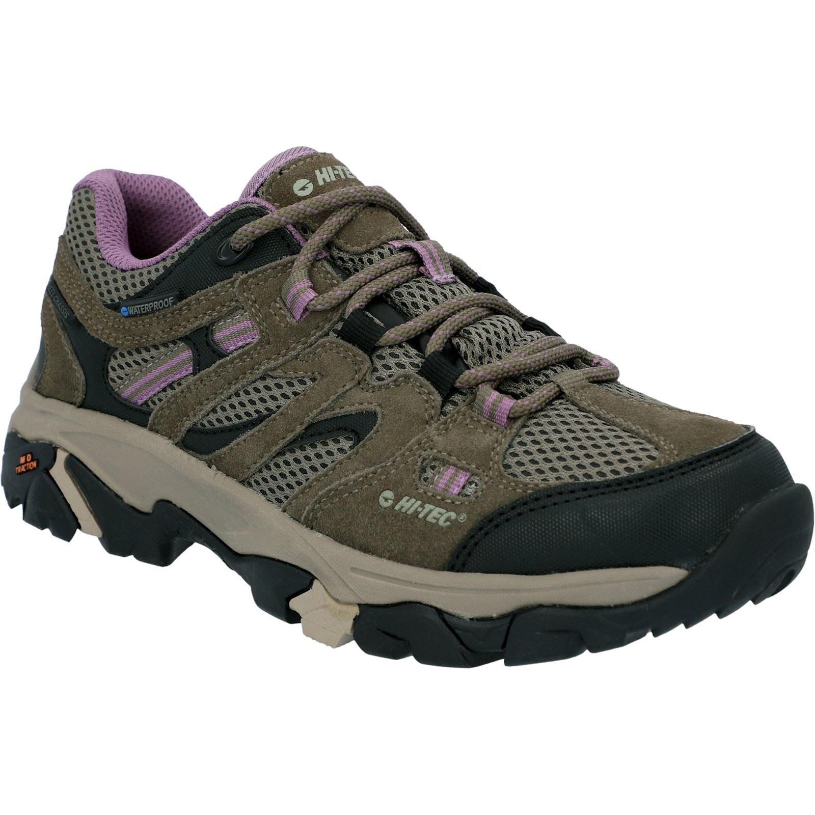 Hi-Tec Apex Lite Low Polyester Wanderschuhe Für Damen In Taupe