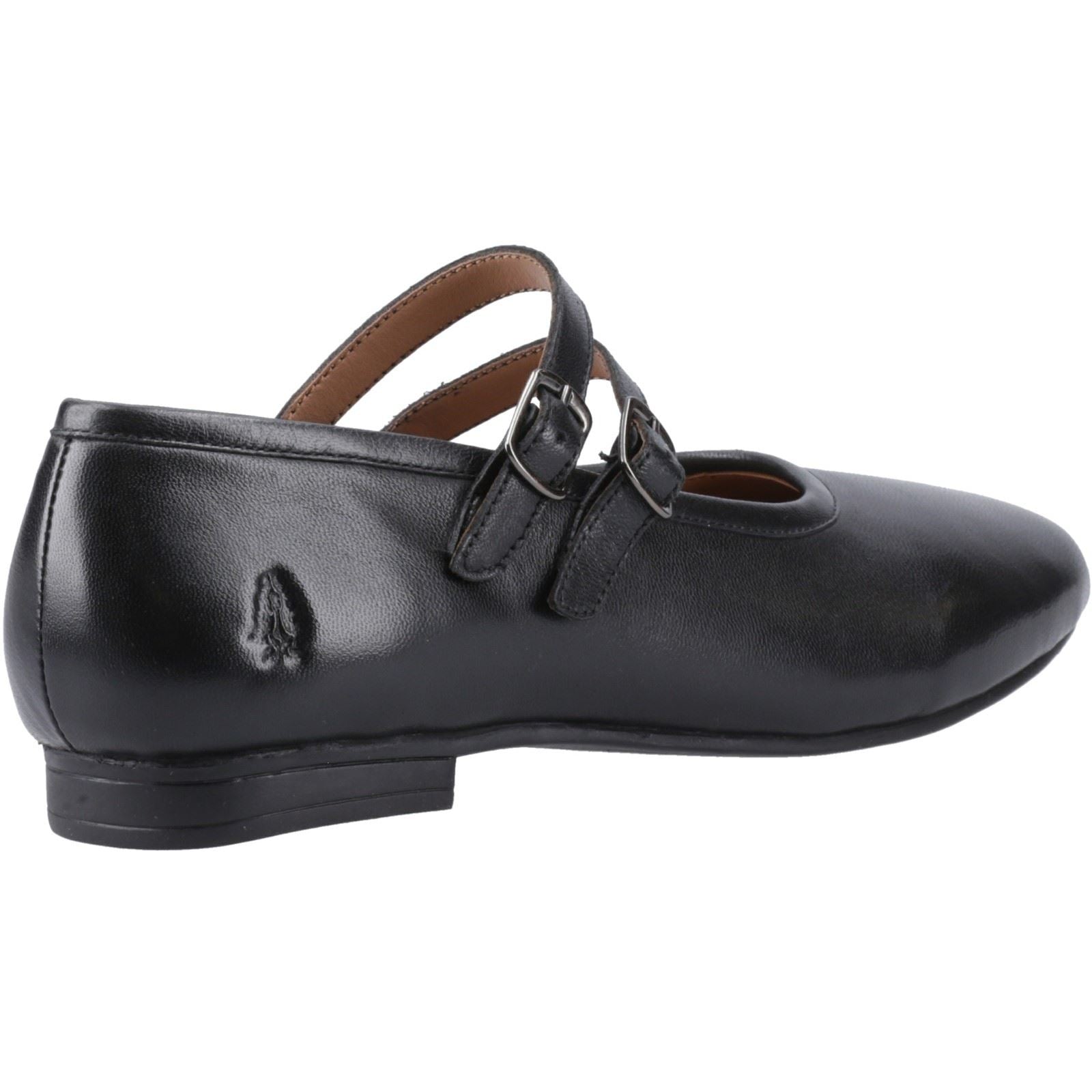 Hush Puppies Nancy Mary Jane Damen Schwarze Farbe Lederschuhe