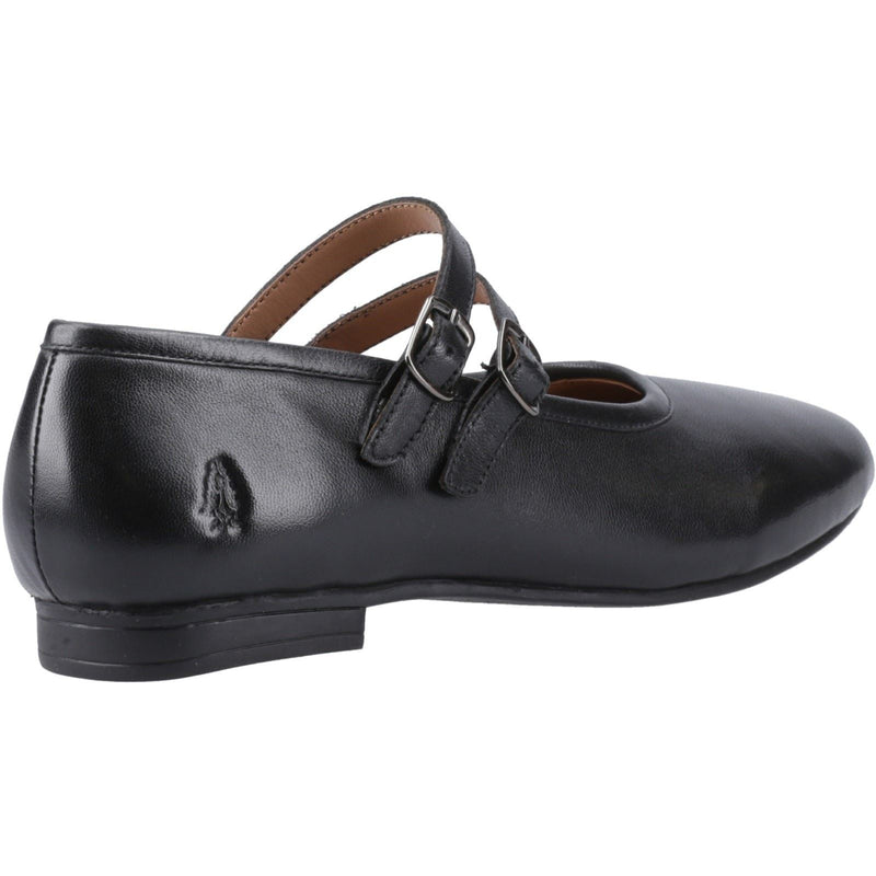 Hush Puppies Nancy Mary Jane Damen Schwarze Farbe Lederschuhe